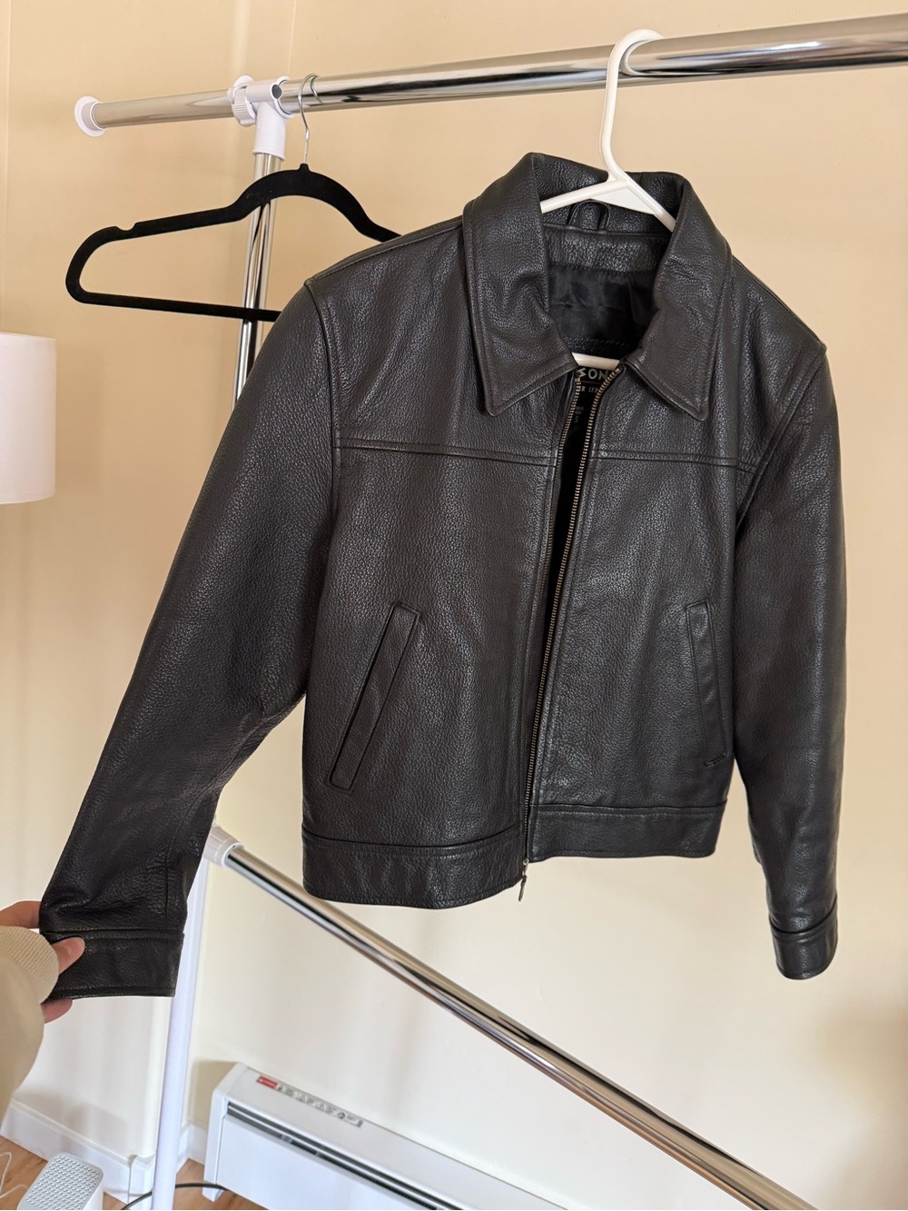 Wilsons Black Leather Jacket